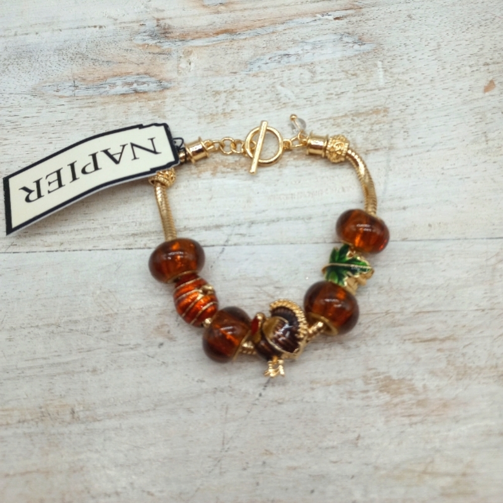 Napier Thanksgiving Charm Bracelet
